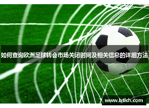 如何查询欧洲足球转会市场关闭时间及相关信息的详细方法